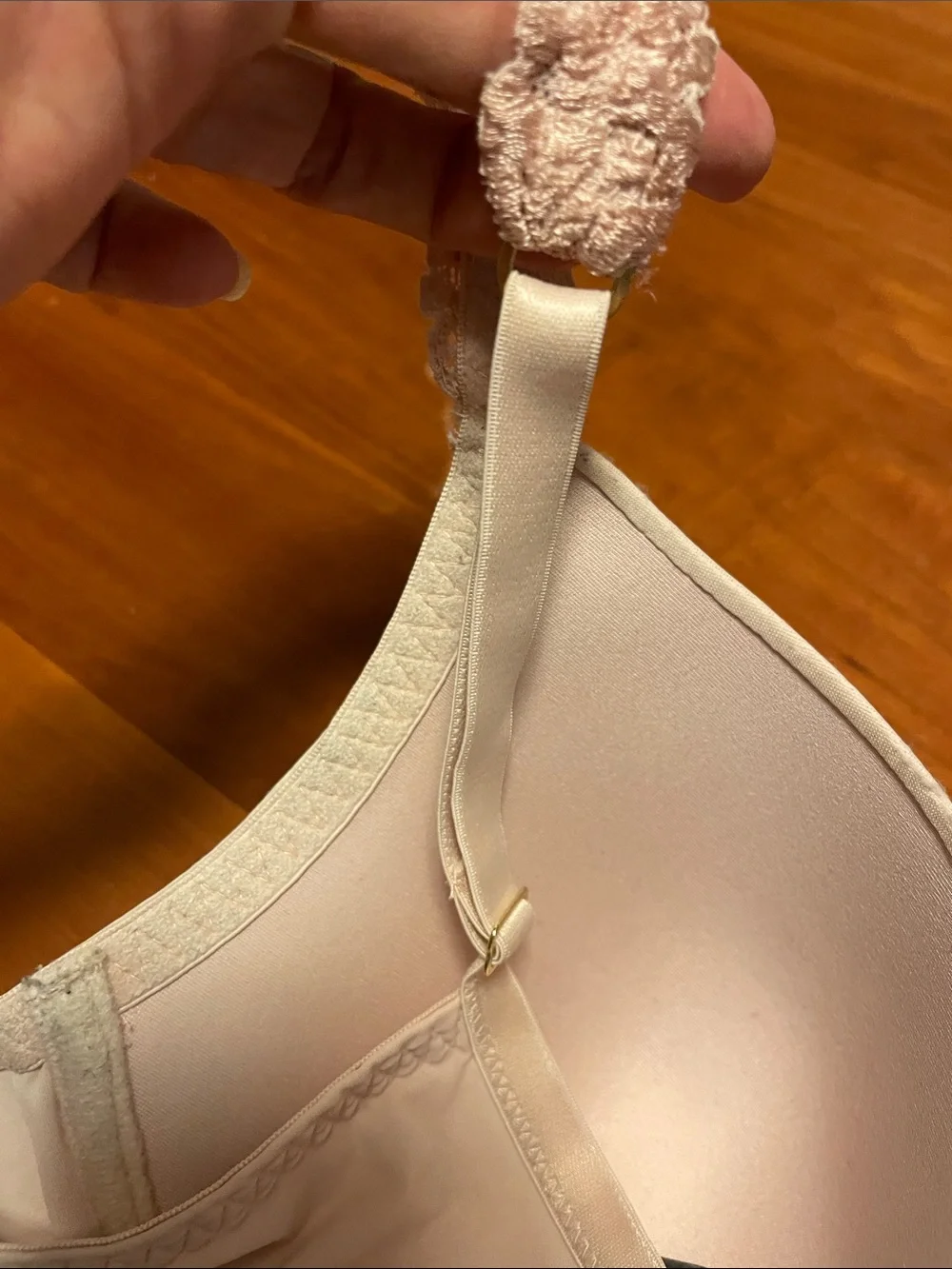 Natori Everyday Nude Lace-Trim T-Shirt Bra